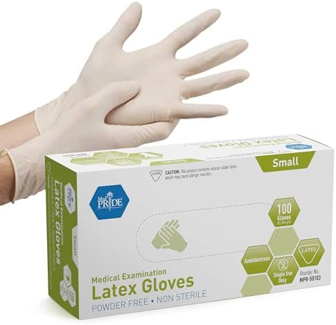 Powdered hand gloves 